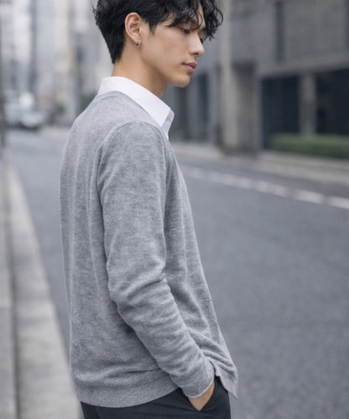 カーディガン 「Bls」 「ZM」「Bling Leads」パイルスリムカーディガン(BL) メンズ_9