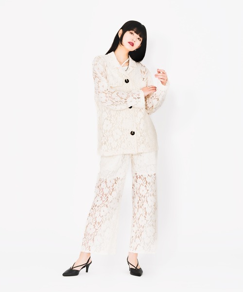 「Ellno de Mavie」 パンツ FREE アイボリー レディース_画像9