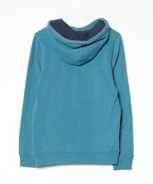 「Hollister」 プルオーバーパーカー S ブルー メンズ_画像2