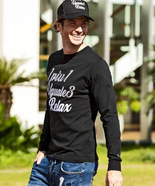 「1PIU1UGUALE3 RELAX 」 長袖Tシャツ XX-LARGE ホワイト メンズ_画像7