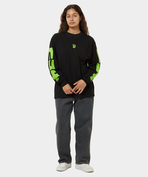 「HUF」 長袖Tシャツ X-LARGE ブラック メンズ_画像3