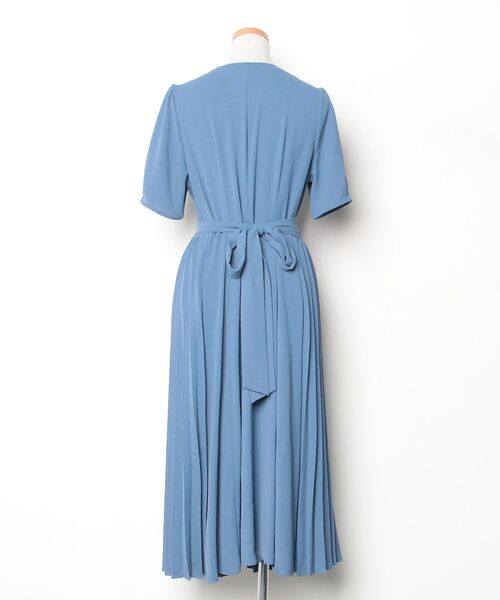 「MISCH MASCH」 半袖ワンピース MEDIUM ブルー レディース_画像2