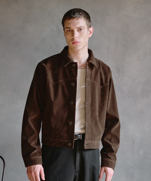 Regen Glanz ブルゾン アウター western york synthetic suede jacket