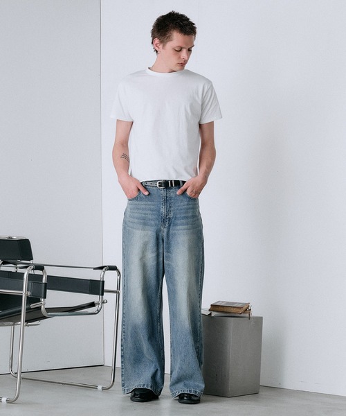 パンツ Regen glanz Regen Glanz デニムパンツ MEDIUM ブルー メンズ : ZOZOTOWN Yahoo!店