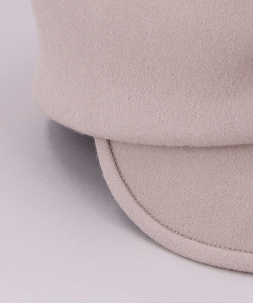 CA4LA HUMAN FELTキャスケット　ベージュ美品 CA4LA（カシラ） 帽子 キャスケット レディース HUMAN FELT レディース
