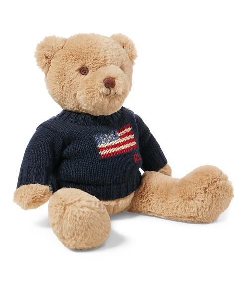 非売品　美品　POLO RALPH LAUREN ポロベアトイ　フラッグセーター ポロラルフローレン ベア セーターのおすすめ人気商品一覧 通販