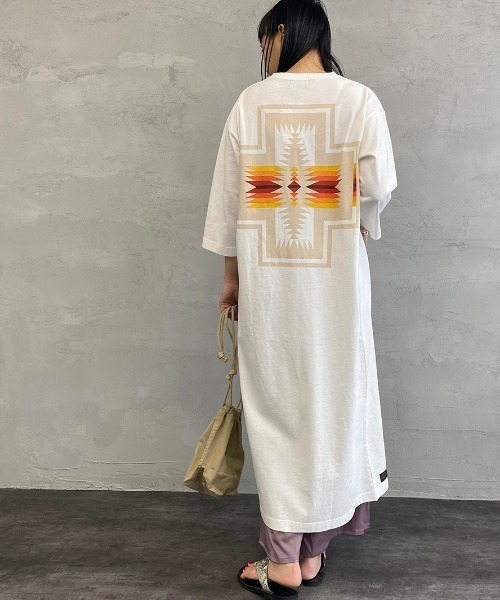 ワンピース Pendleton ペンドルトン バックプリントtシャツワンピース Zozotown Paypayモール店 通販 Paypayモール