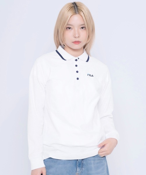 FILA（フィラ） ポロシャツ ポロ WEB限定 ワンポイント ロゴ刺繍 綿100