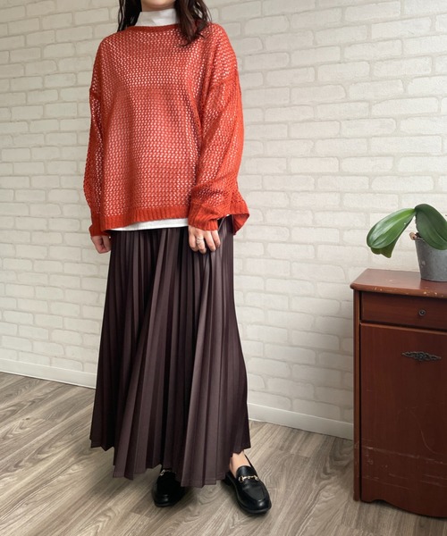 ニット メッシュ編みニットプルオーバー|ZOZOTOWN |20