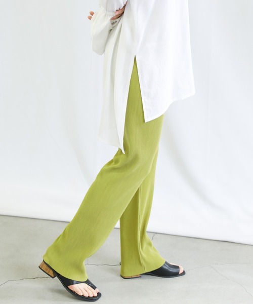 もちセレクトモカ プリーツパンツ select MOCA パンツ プリーツリラックスパンツ : ZOZOTOWN Yahoo