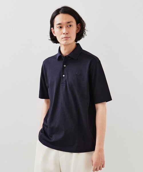 【LACOSTE / ラコステ】EDIFICE別注 カノコポロシャツ セール】【LACOSTE / ラコステ】EDIFICE別注 バンドカラー フル