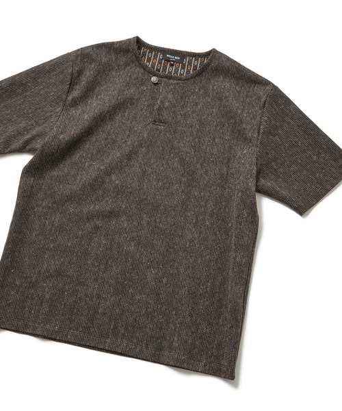 38 割引02 メンズ Mサイズ相当 03 メンズ Lサイズ相当 グレー ブラウン 日本限定モデル Tシャツ Tシャツ コンチョスキッパーカットソー Made In Japan Tシャツ カットソー メンズファッション ファッション02 メンズ Mサイズ相当 03 メンズ Lサイズ相当