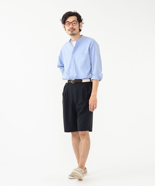 BEAMS+ パンツ BEAMS PLUS / 2プリーツ トロピカルウール