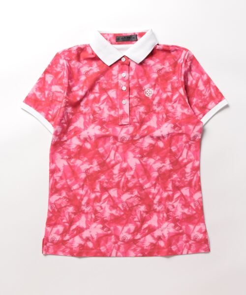 ポロシャツ 「G/FORE」WOMENS Tiedye Print Jersey 半袖