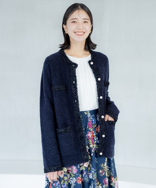 組曲（KUMIKYOKU） ブラウス シャツ ドビーシフォン ニュアンスタック