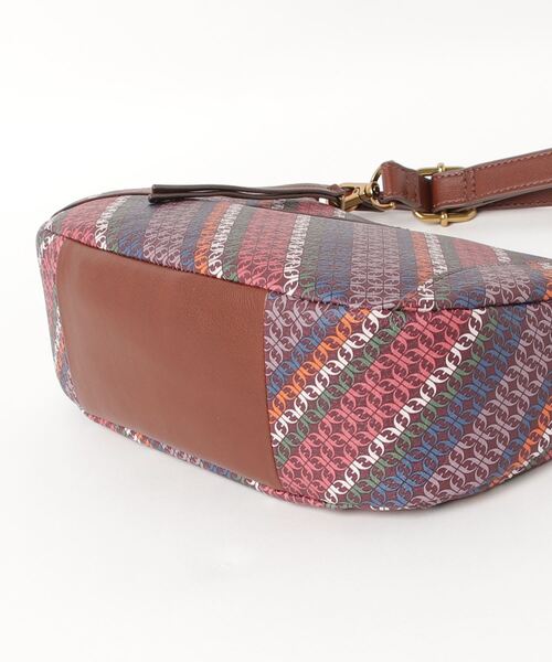 FOSSIL バッグ FOSSIL Carson SHB1044 Turnlock Flap Crossbody Tan Pebbled