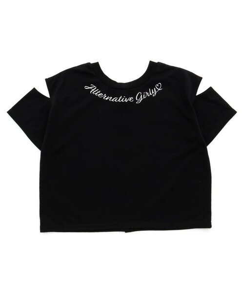 algy（アルジー） tシャツ 前後2WAY半袖カーデ キッズ 子供服 女の子