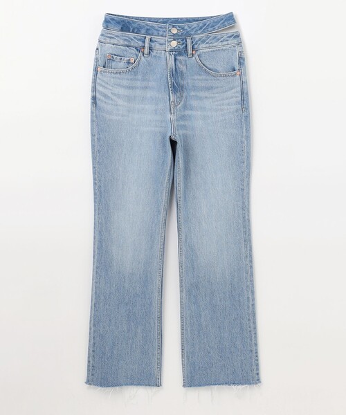 Grace Class ダブルウエストデニムパンツ ダブルウエストデニムパンツ / GRACE CONTINENTAL | GRACE