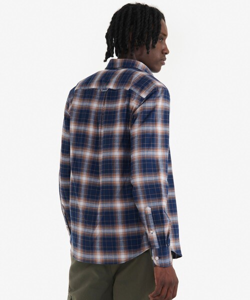 AIGLE（エーグル） シャツ ボタンダウン 長袖チェックシャツ メンズ