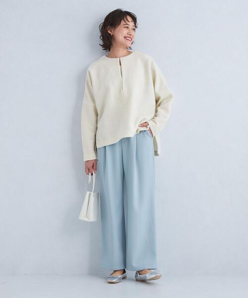 green label relaxing Vネックカットソー green label relaxing（グリーンレーベルリラクシング）の「テンジク