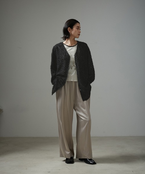 SALON adam et rope' パンツ GENTLE SILKイージーパンツ