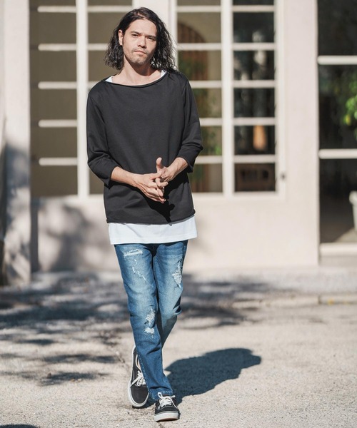 CAMBIO（カンビオ） ジーンズ mp11899- 11oz Damage Stretch Denim 