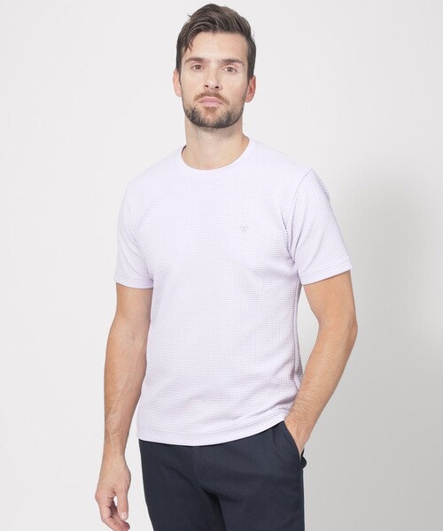【極美品】EPOCA UOMO ウェーブワッフルTシャツ EPOCA UOMO tシャツ *Safari5月号掲載*ウェーブワッフル