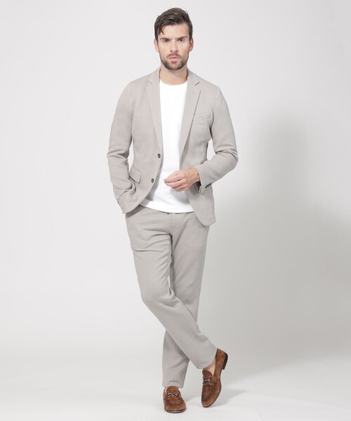 【極美品】EPOCA UOMO　ウェーブワッフルTシャツ Safari5月号掲載＊ウェーブワッフルカットソー(トップス)｜EPOCA