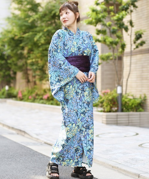 浴衣ワンピース3416 Pierrot 浴衣 ワンピース浴衣セット レディース : ZOZOTOWN