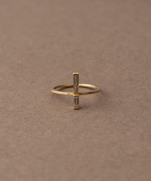 ete bijoux 指輪 リング 「ジェム」 K18YG スカポライト