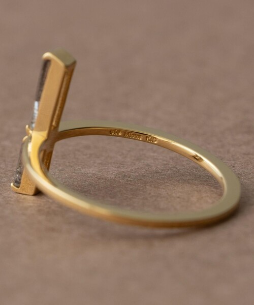 ete bijoux 指輪 リング 「ジェム」 K18YG スカポライト