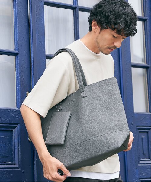 ikka トートバッグ シュリンクトートバッグ メンズ : ZOZOTOWN