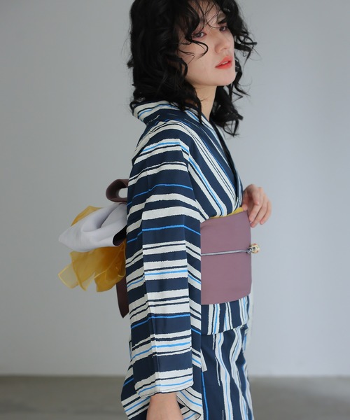薄地浴衣 yulie 浴衣 ＼9種類から選べる洗える浴衣2点セット／「大人浴衣+