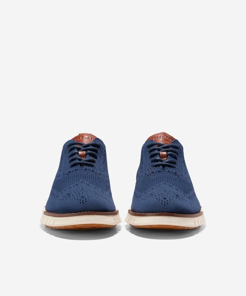【美品】COLEHAAN ゼログランド WFA スティッチライト ウイングチップ COLE HAAN シューズ ゼログランドリマスタード スティッチライト