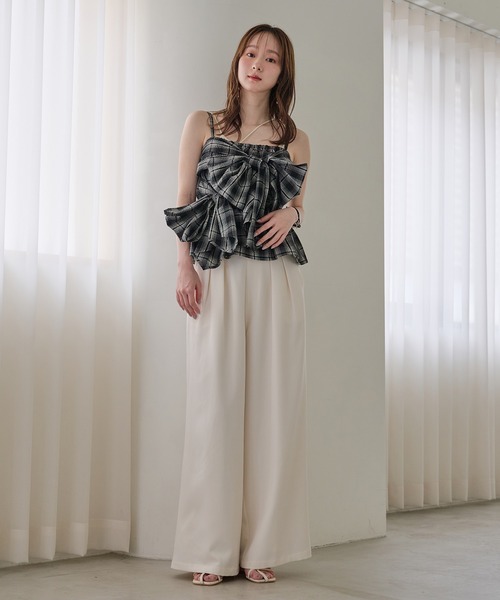 mideal ジーンズ デニム デニムパンツ cut out design wide