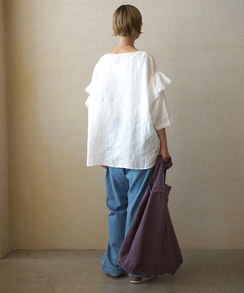 JOURNAL STANDARD LUXE シャツ ブラウス 60リネン スリーブ