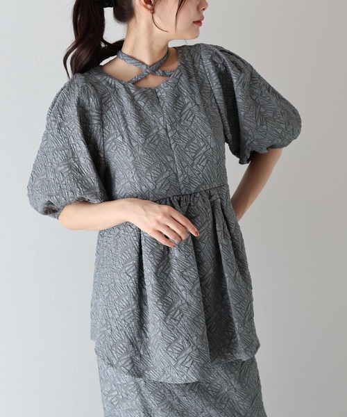 BLUEEAST セットアップ ジャガードセットアップ レディース