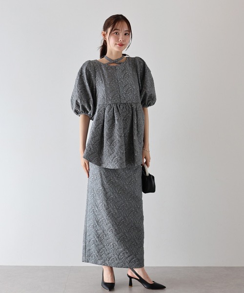 BLUEEAST セットアップ ジャガードセットアップ レディース