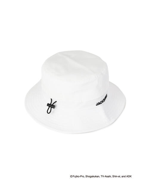 JACKBUNNY ドラえもんコラボ　ホワイト バケットハット　新品 JACKBUNNY ドラえもんコラボ ホワイト バケットハット 新品
