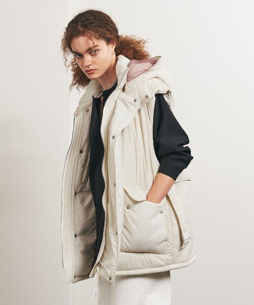 ベスト ジレ 「別注」「TANAKA for TO UNITED ARROWS」ナカワタ フードベスト レディース TANAKA ベスト ジレ 「別注」「TANAKA for TO UNITED ARROWS