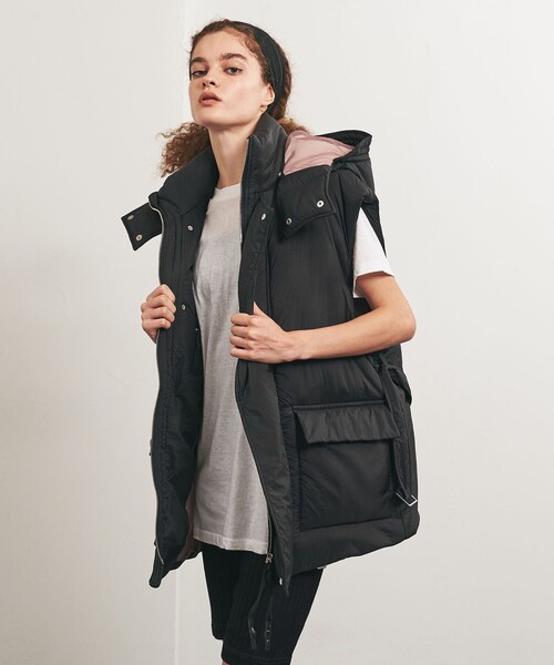 ベスト ジレ 「別注」「TANAKA for TO UNITED ARROWS」ナカワタ フードベスト レディース TANAKA ベスト ジレ 「別注」「TANAKA for TO UNITED ARROWS