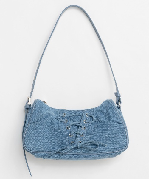 MAISONSPECIAL ショルダーバッグ MAISON SPECIAL ショルダーバッグ バッグ Lace Up Denim Saddle