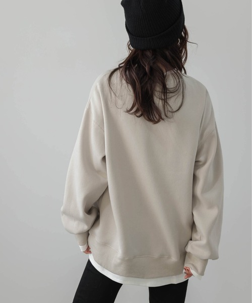 La-gemme（ラジェム） トレーナー スウェット 裏起毛 レイヤード風