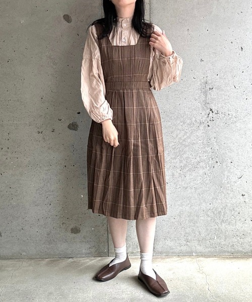 ワンピース レトロチェックワンピース : ZOZOTOWN Yahoo!店