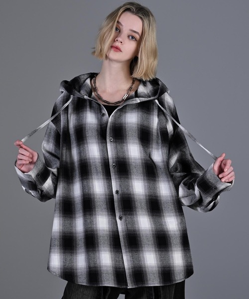 【ADRER】over size shirt parker 付属品完備 over size shirt parker（シャツ/ブラウス）｜ADRER（アドラー