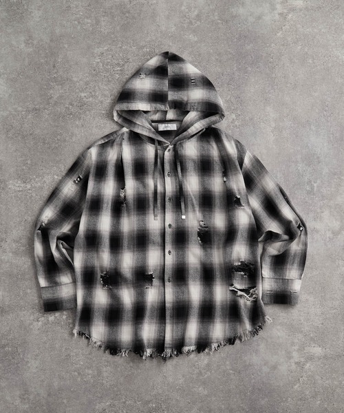 ADRER シャツ over size shirt parker / オーバーサイズシャツ