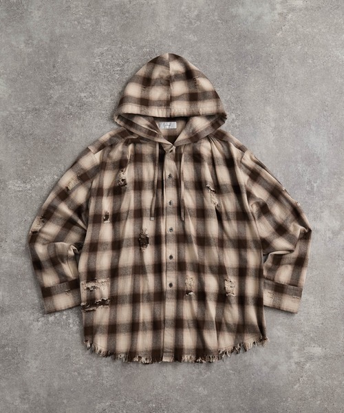 ADRER シャツ over size shirt parker / オーバーサイズシャツ