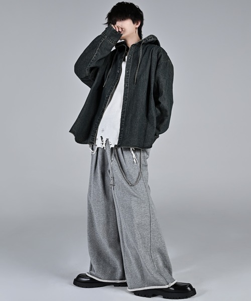 ADRER（アドラー） シャツ over size shirt parker / オーバーサイズ