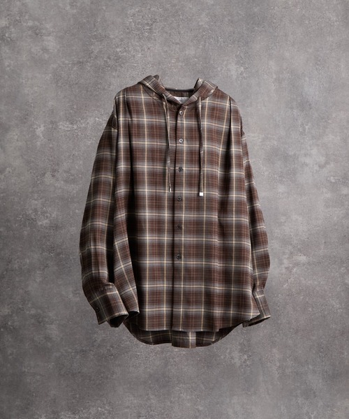 ADRER（アドラー） シャツ over size shirt parker / オーバーサイズ