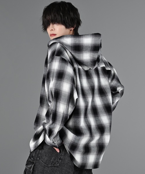 ADRER（アドラー） シャツ over size shirt parker / オーバーサイズ